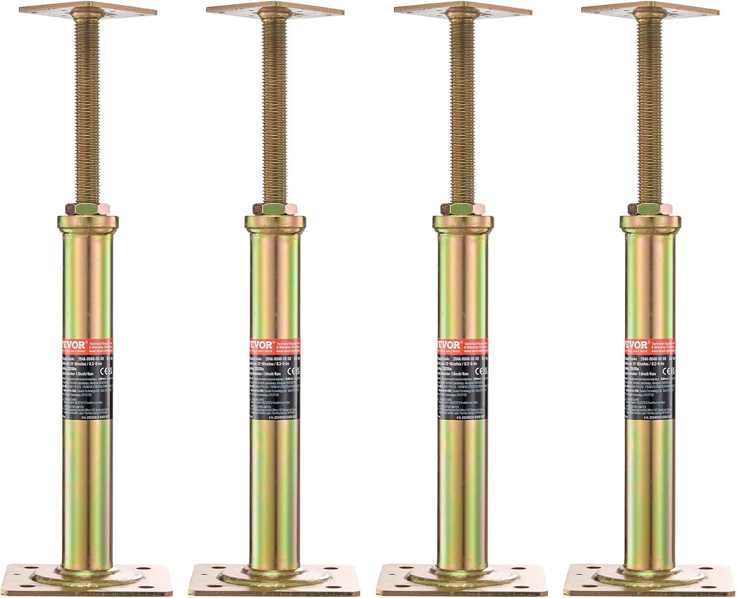 VEVOR House Floor Jacks for Leveling and Support Up to 10000 LBS