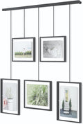 Umbra Exhibit Picture Frame Gallery Set - Adjustable 5-Photo Display