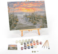 Ledgebay Paint by Numbers Kit for Adults Framed Canvas - Morning Ride