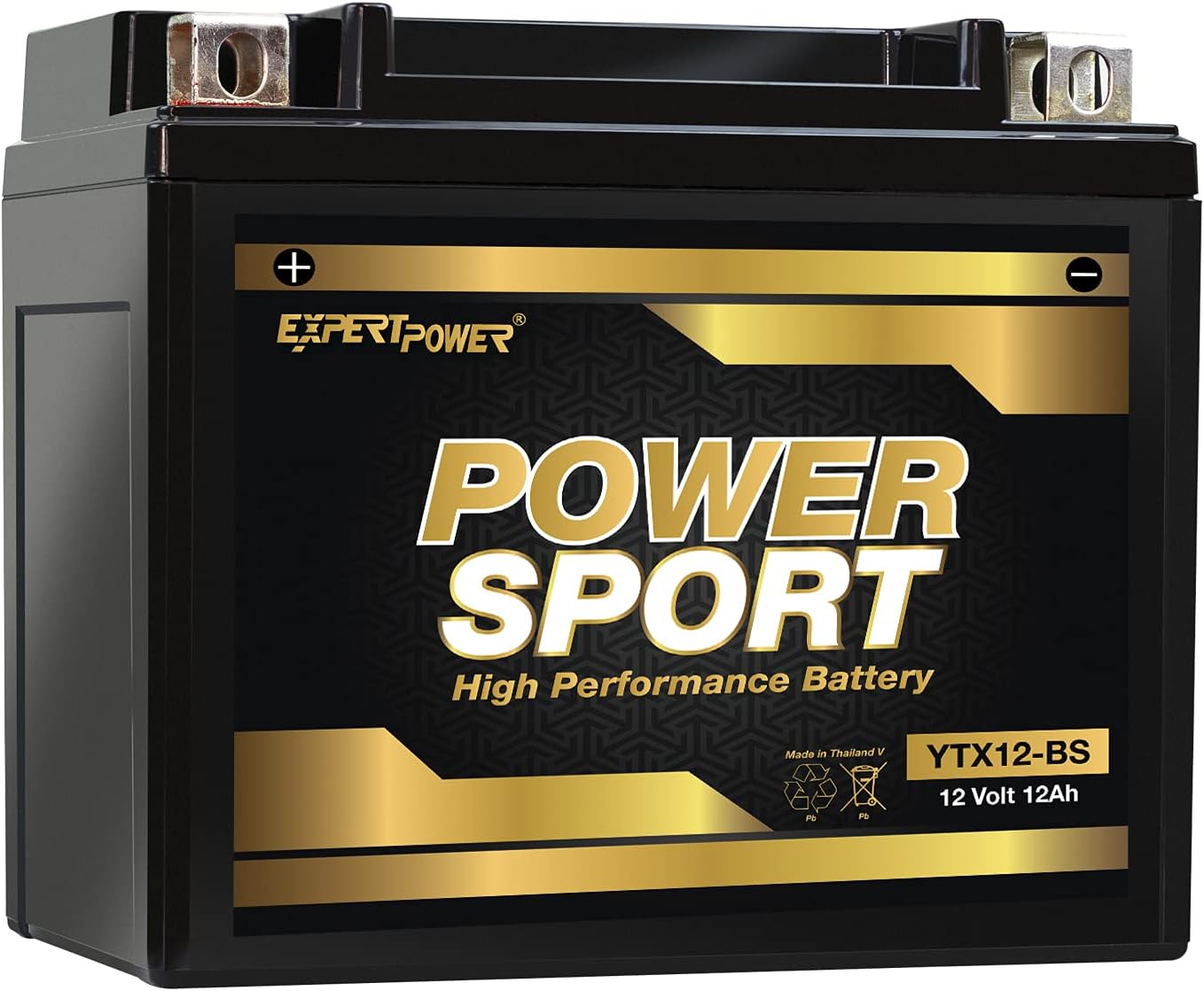 YTX12-BS Replacement Battery by ExpertPower for Powersports