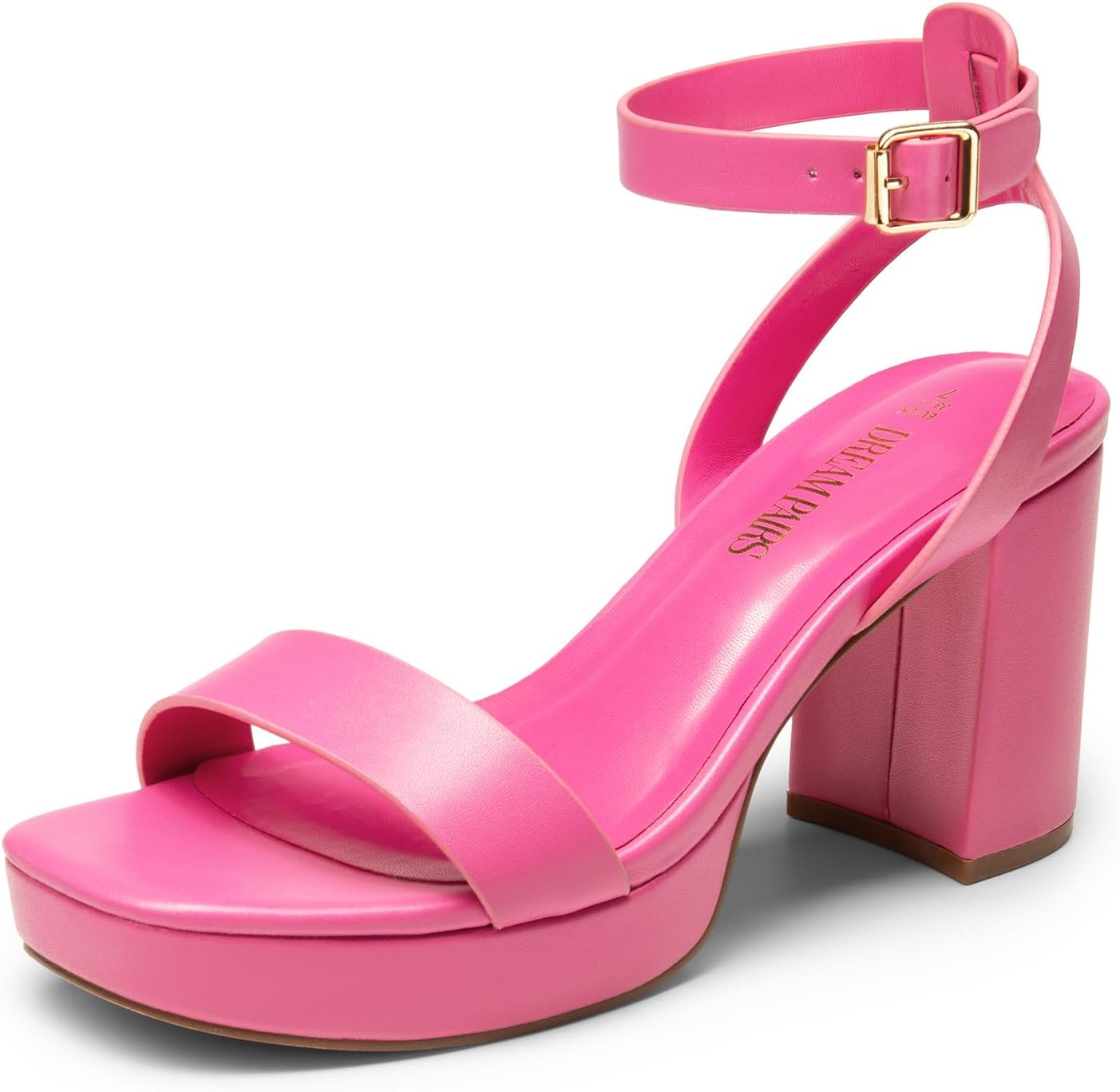 DREAM PAIRS Platform Heels for Women: Stylish Open Toe Design