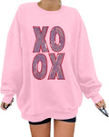 MAXIMGR Love Embroidered Sweatshirt - Gift-Worthy Oversized Style