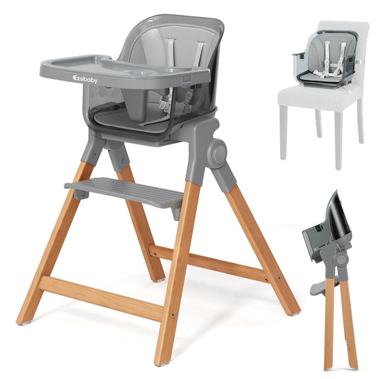 3-in-1 Foldable High Chair | Easy Clean | Toddler Seat