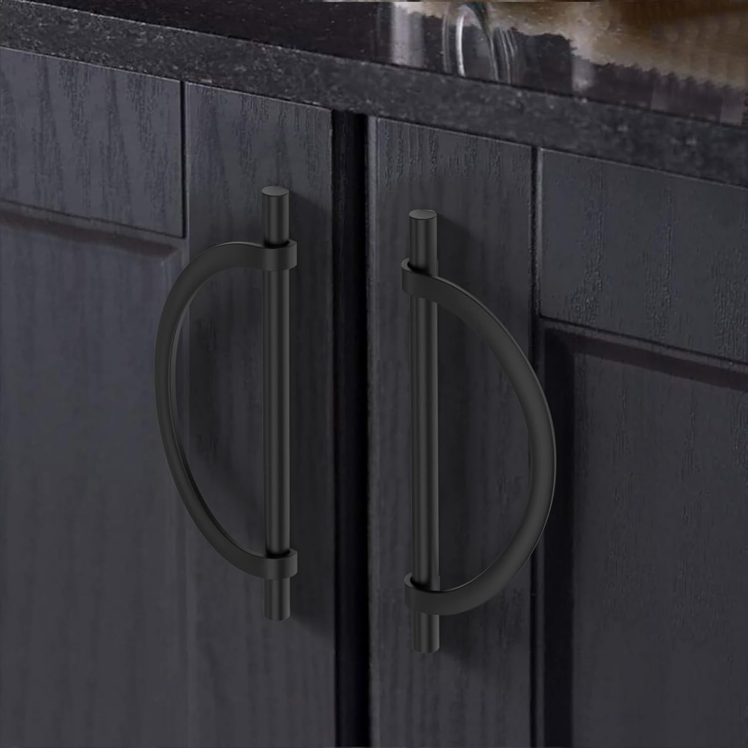 Stylish Matte Black Cabinet Pulls for Elegant Home Decor