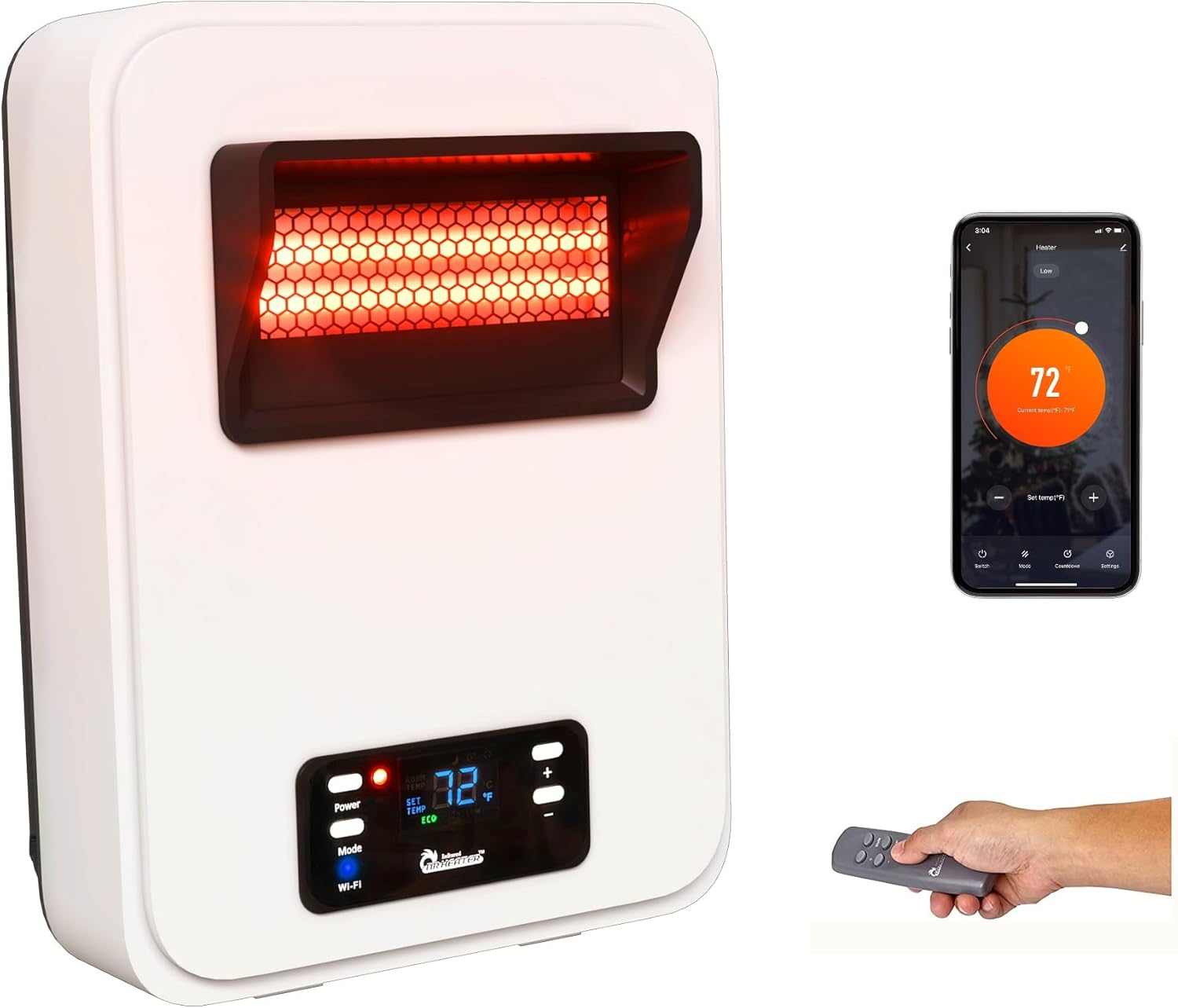 Efficient Dr Infrared Wall Heater 1500W for Dual Heat Comfort