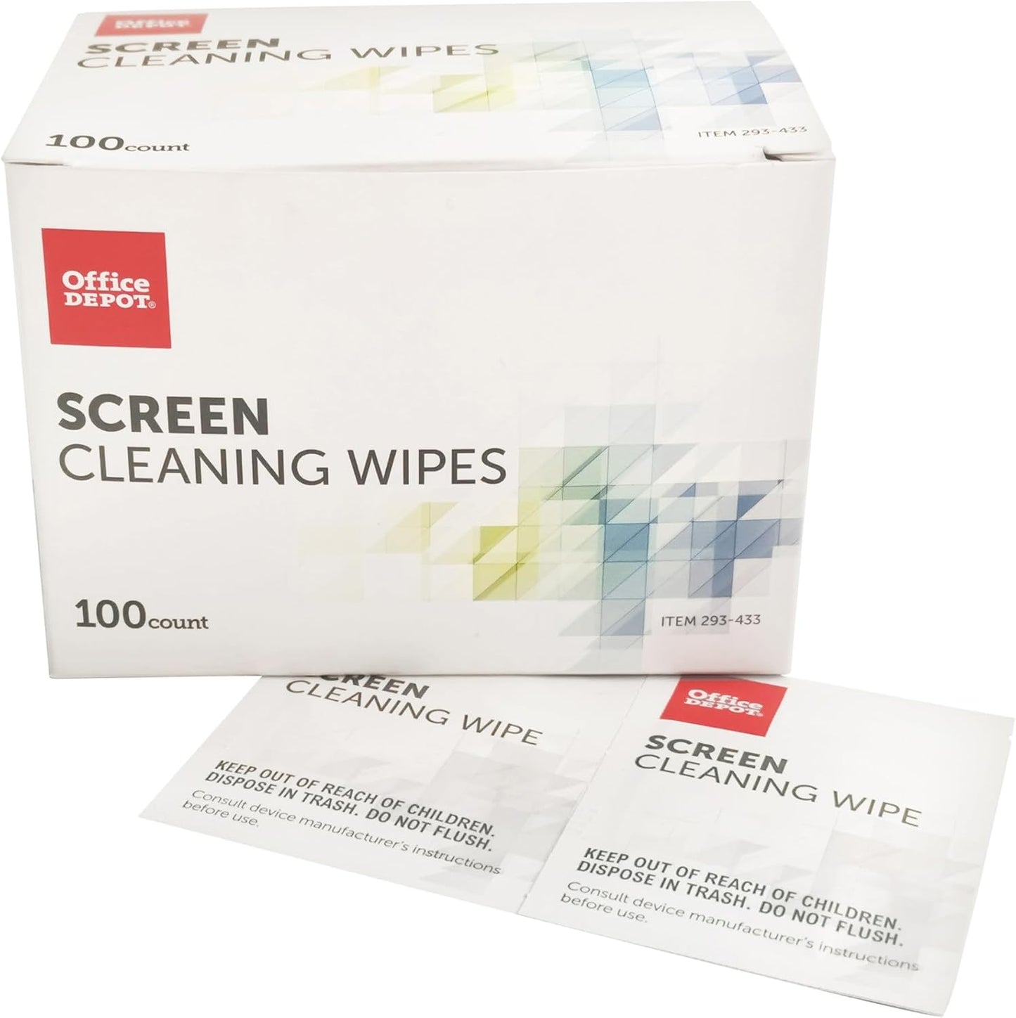 ATIVA Screen-Cleaning Wipes, 100 Pack - Crystal Clear Screens!