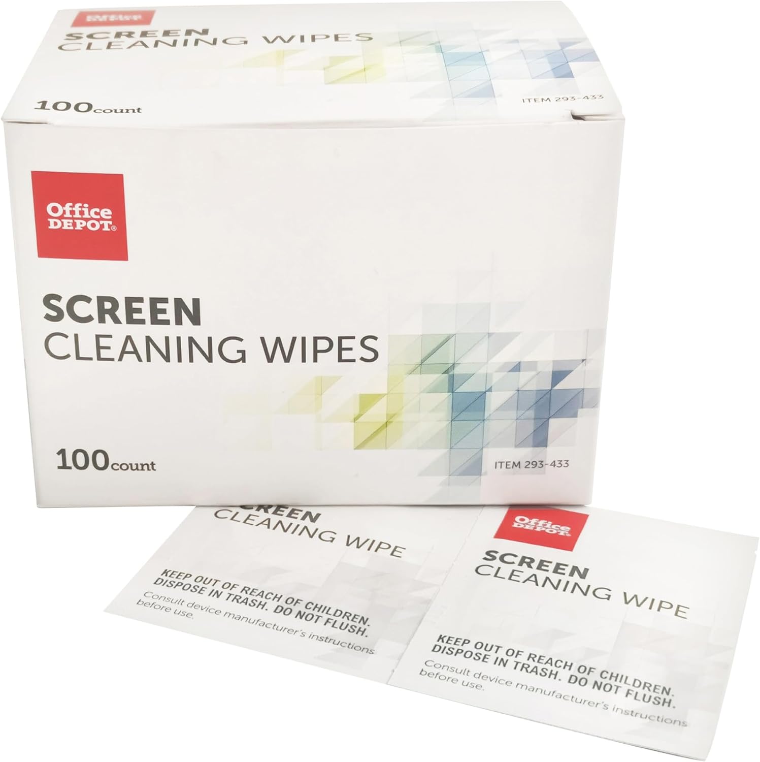 ATIVA Screen-Cleaning Wipes, 100 Pack - Crystal Clear Screens!