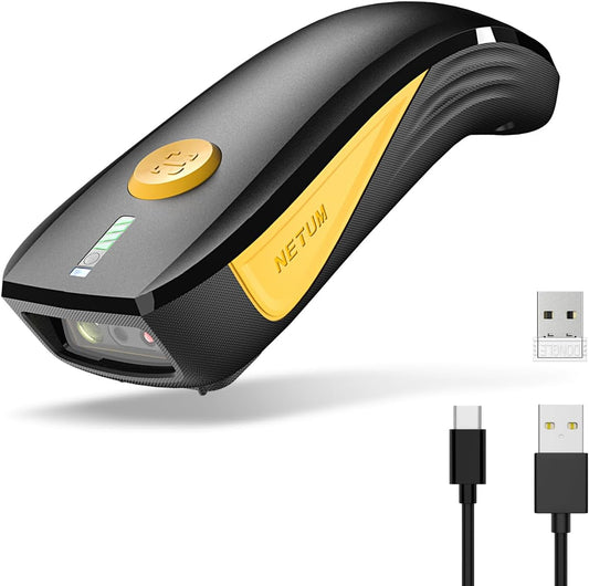 NETUM CS7501 QR Code Scanner: Portable Bluetooth Barcode Reader