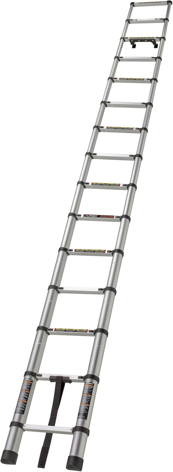 On-The-Go Portable Telescoping RV Ladder - 14.5ft Sturdy Design