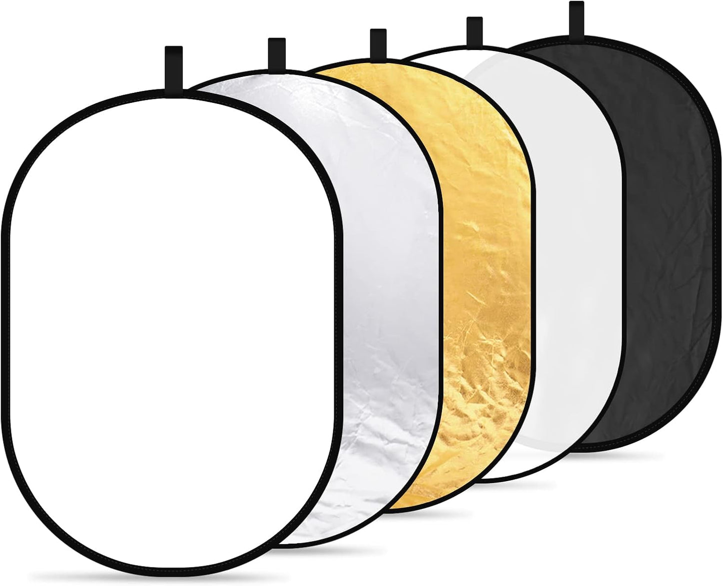NEEWER 31x47 Light Reflectors for Photography - 5 in 1 Collapsible
