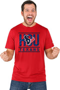 Zubaz Men's NFL Tee with Team Logo and Short Sleeves