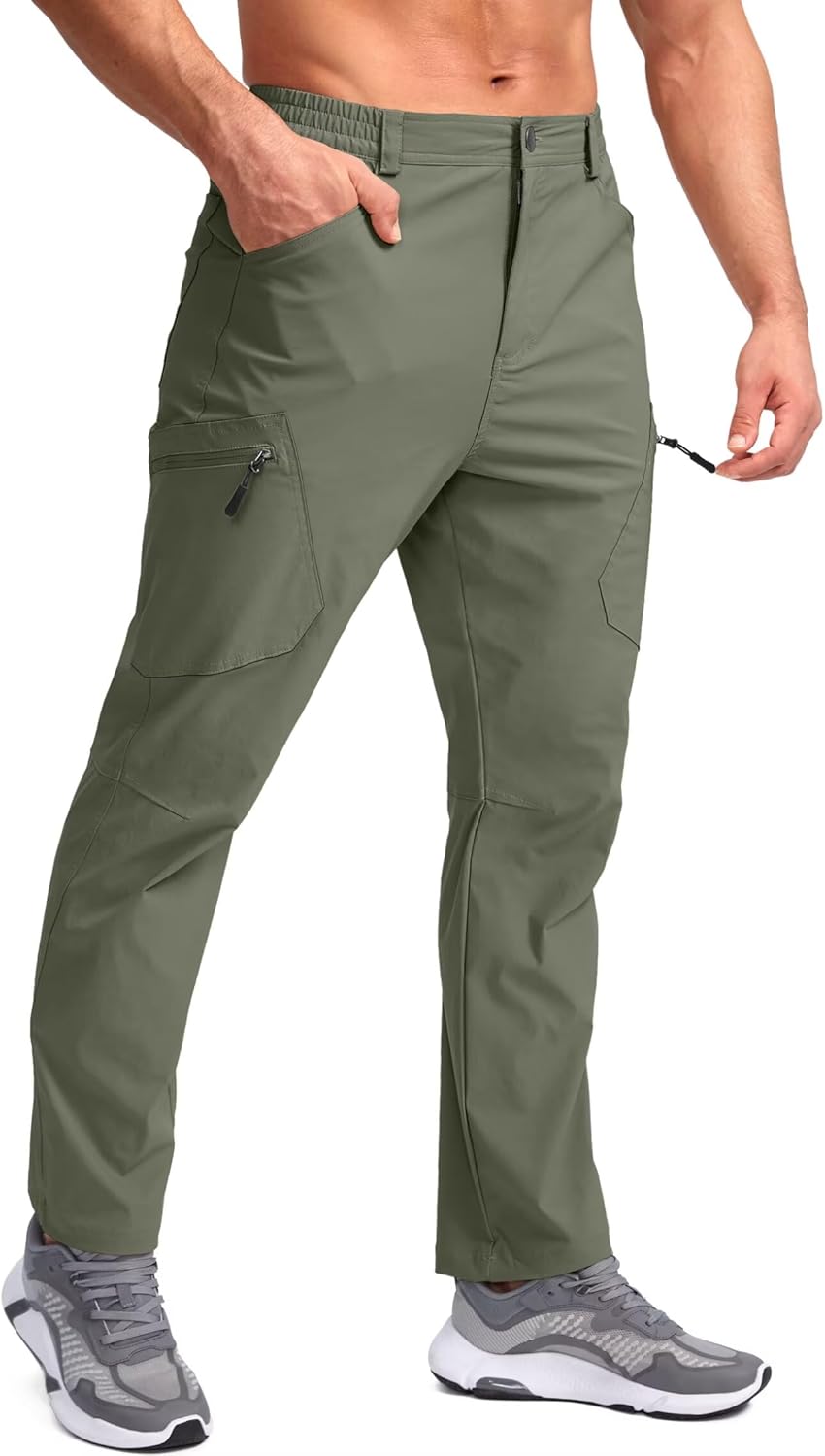 Pudolla Men's Lightweight Hiking Pants for Outdoor Adventures