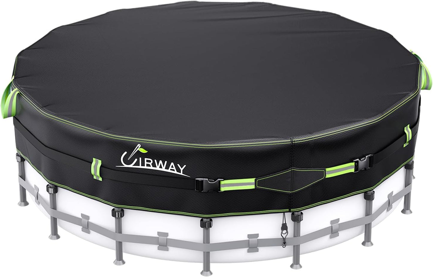 UIRWAY 500D Winter Pool Cover 14FT Round for Above Ground Pools