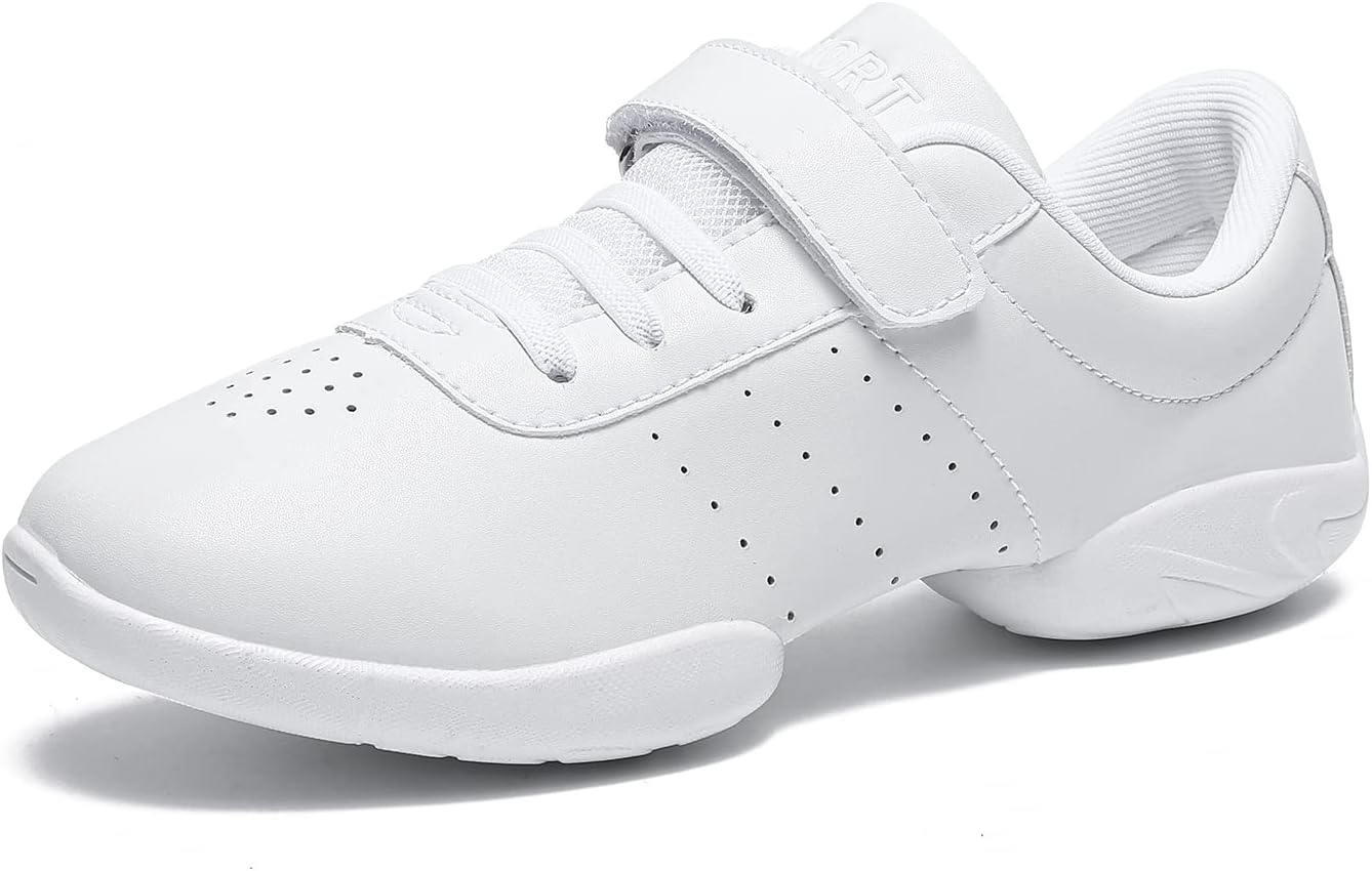 LANDHIKER Girls Cheer Shoes for Dance and Athletic Training