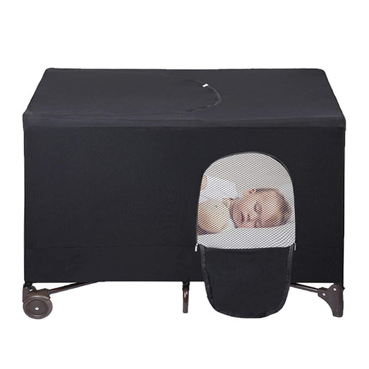 Portable Blackout Tent for Baby Cribs - Sleep Anywhere! 