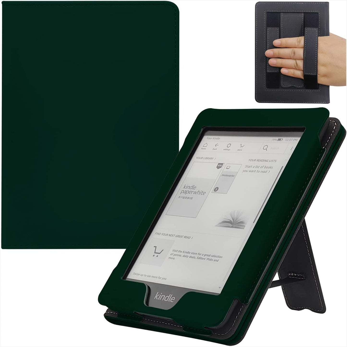Stand Case for 6 Inch Kindle Paperwhite with Auto Sleep/Wake