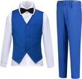 Boys Suits Slim Fit 4 Piece Formal Dresswear Suit (Style KS9W)