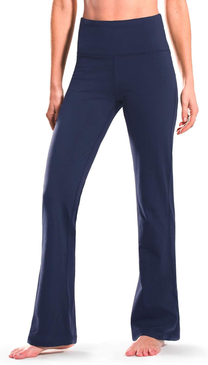 Bootcut Yoga Pants with Pockets for Casual and Active Wear