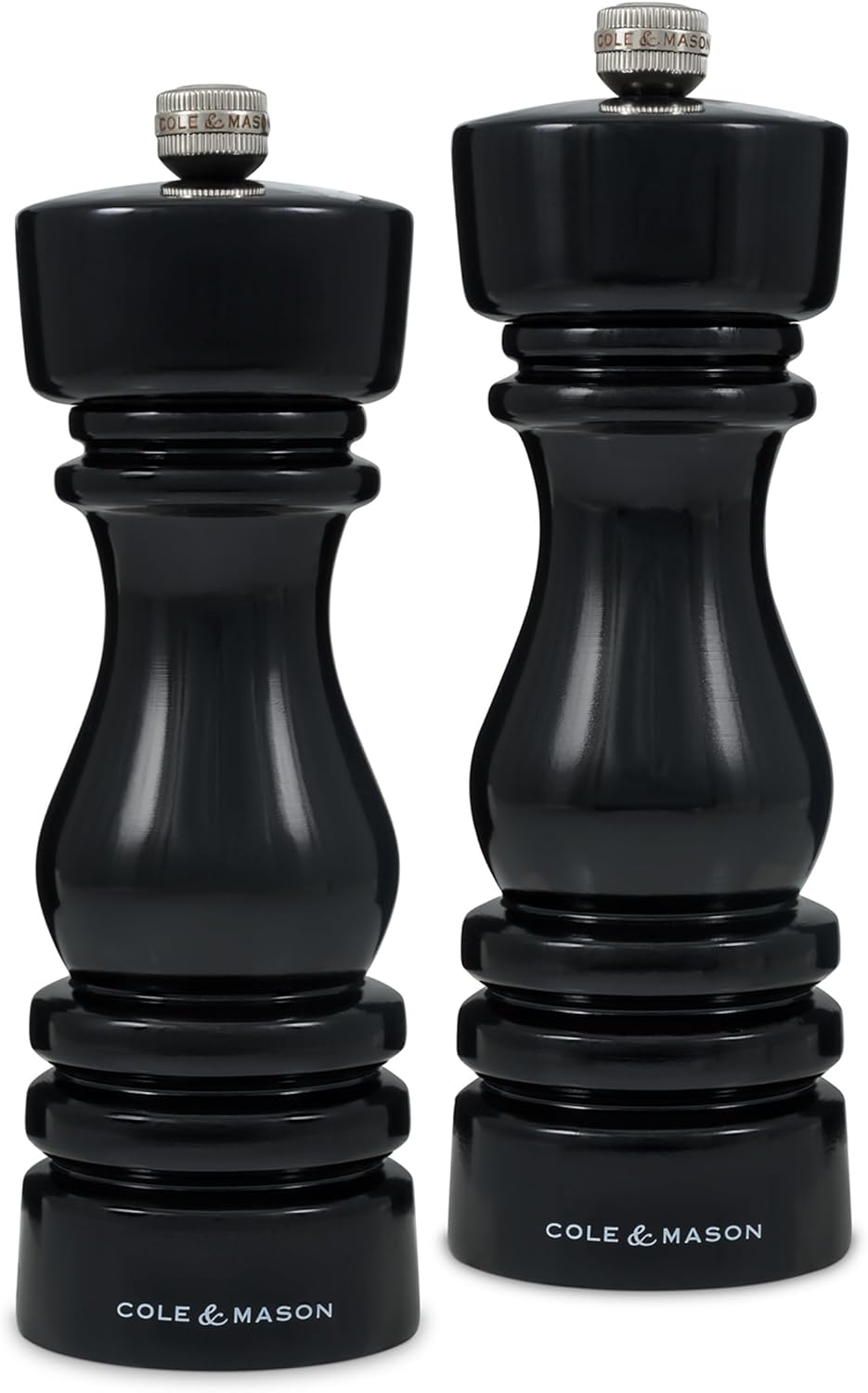 Cole & Mason London Refillable Spice Mill Set for Kitchen Use