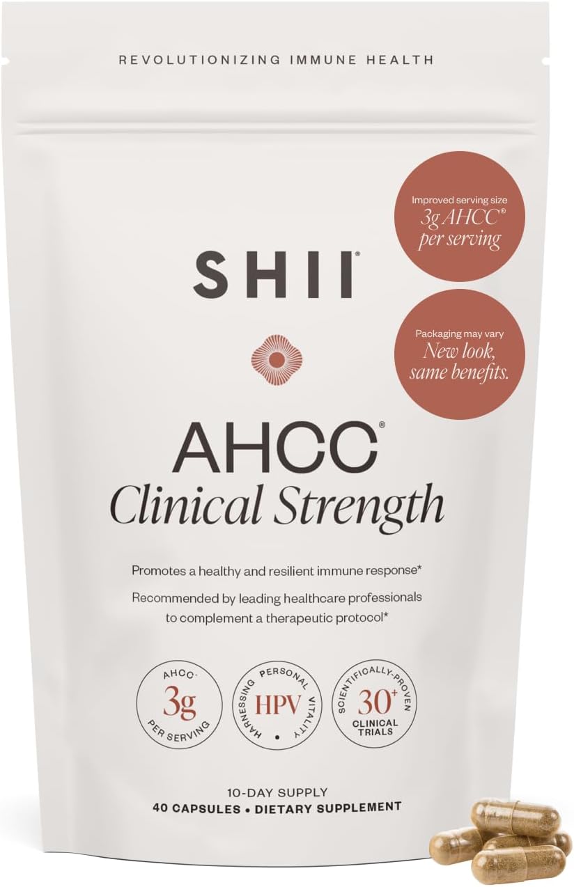 SHII AHCC Clinical Strength Immune Support Supplement Review
