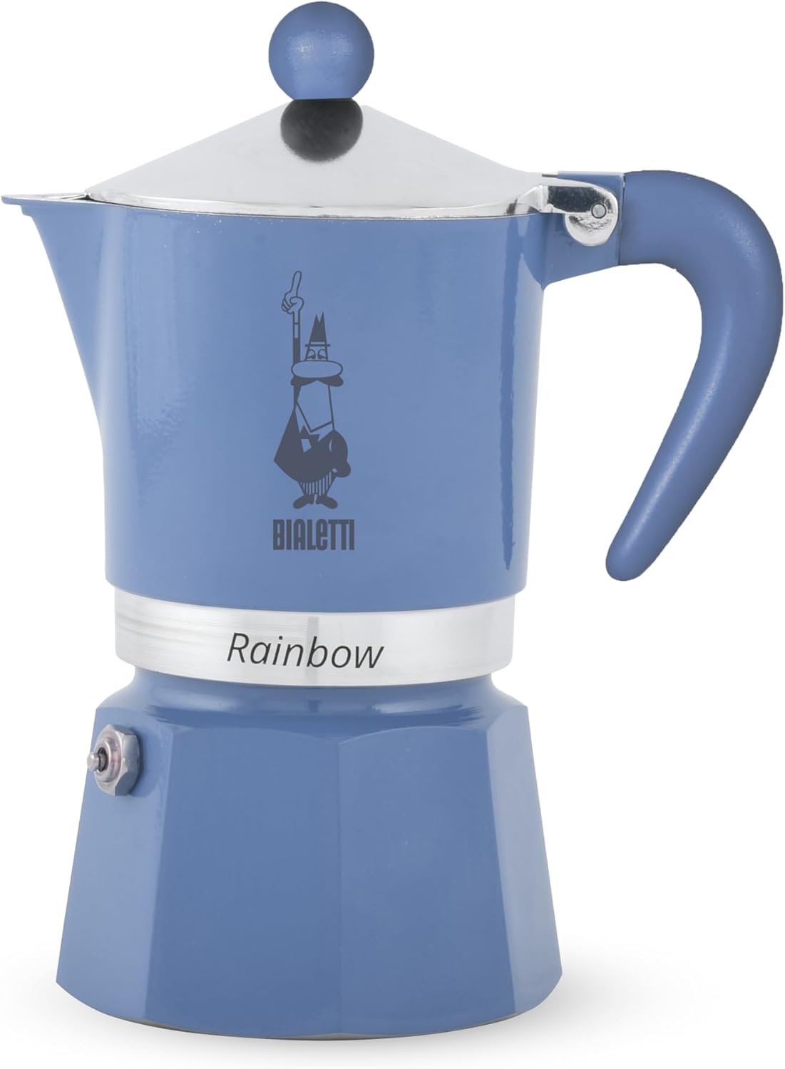 Bialetti Rainbow Moka Pot 3 Cup Espresso Maker for Coffee Lovers