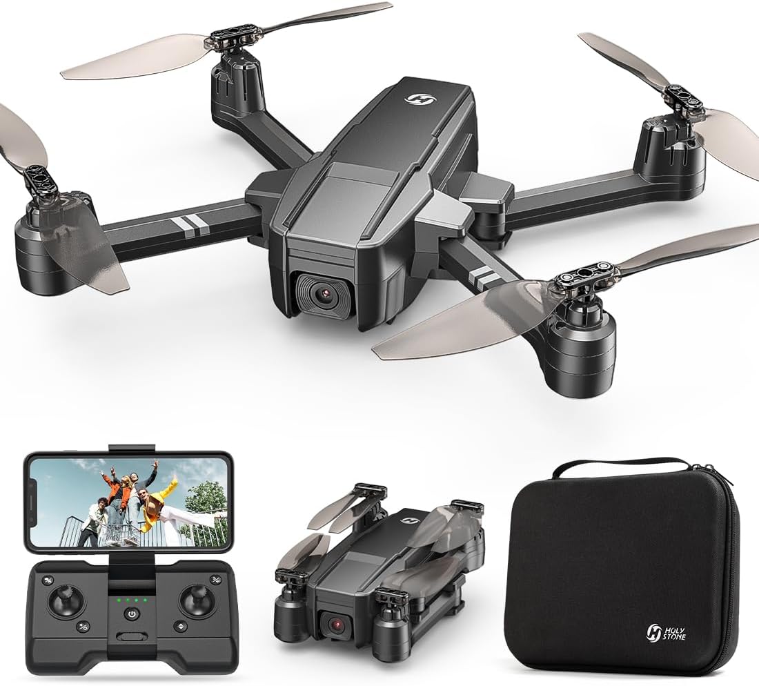 Holy Stone HS440 FPV Drone: 1080P Camera, Voice Control, Long Flight, Portable