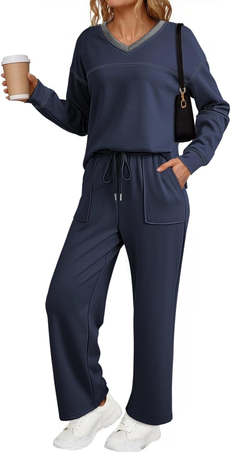 Dokotoo Women's 2 Piece Lounge Set for Casual Comfort and Style