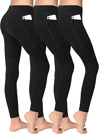 AENLLEY Girl Yoga Legging with Pockets for Active Kids