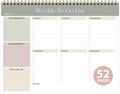 Weekly To Do List Notepad Undated Planner 52 Sheets - Desk Weekly