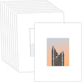 MBC Mat Board Center 16x20 White Mats 10-Pack - Precut for 8x10 Photos