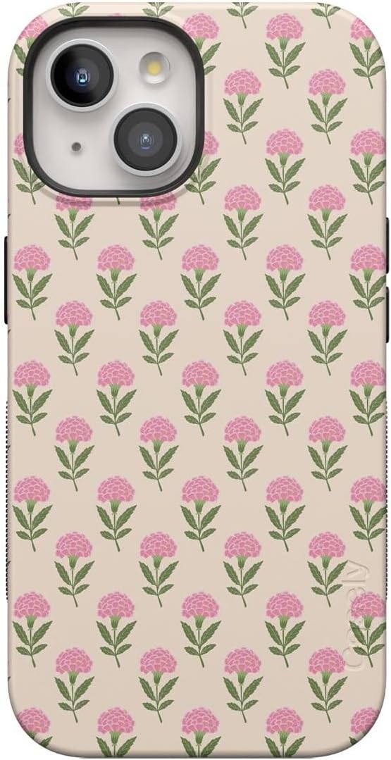 Casely iPhone 15 Case - Jenna's Flowers with Bold Protection