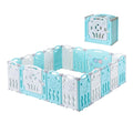 Albott Baby Fence 18 Panels Playpen - Foldable Toddler Safety Yard