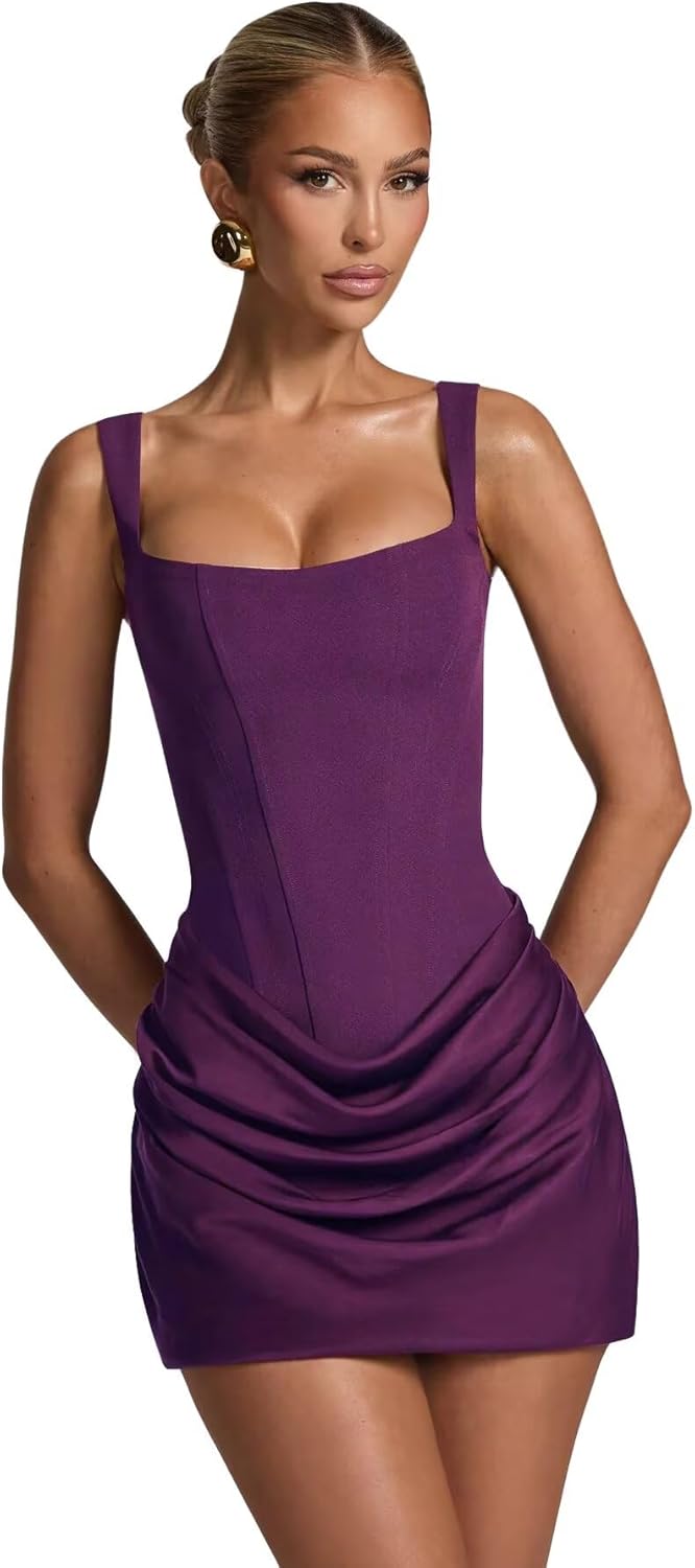 Satin Homecoming Dresses 2025 Spaghetti Straps Mini Gown