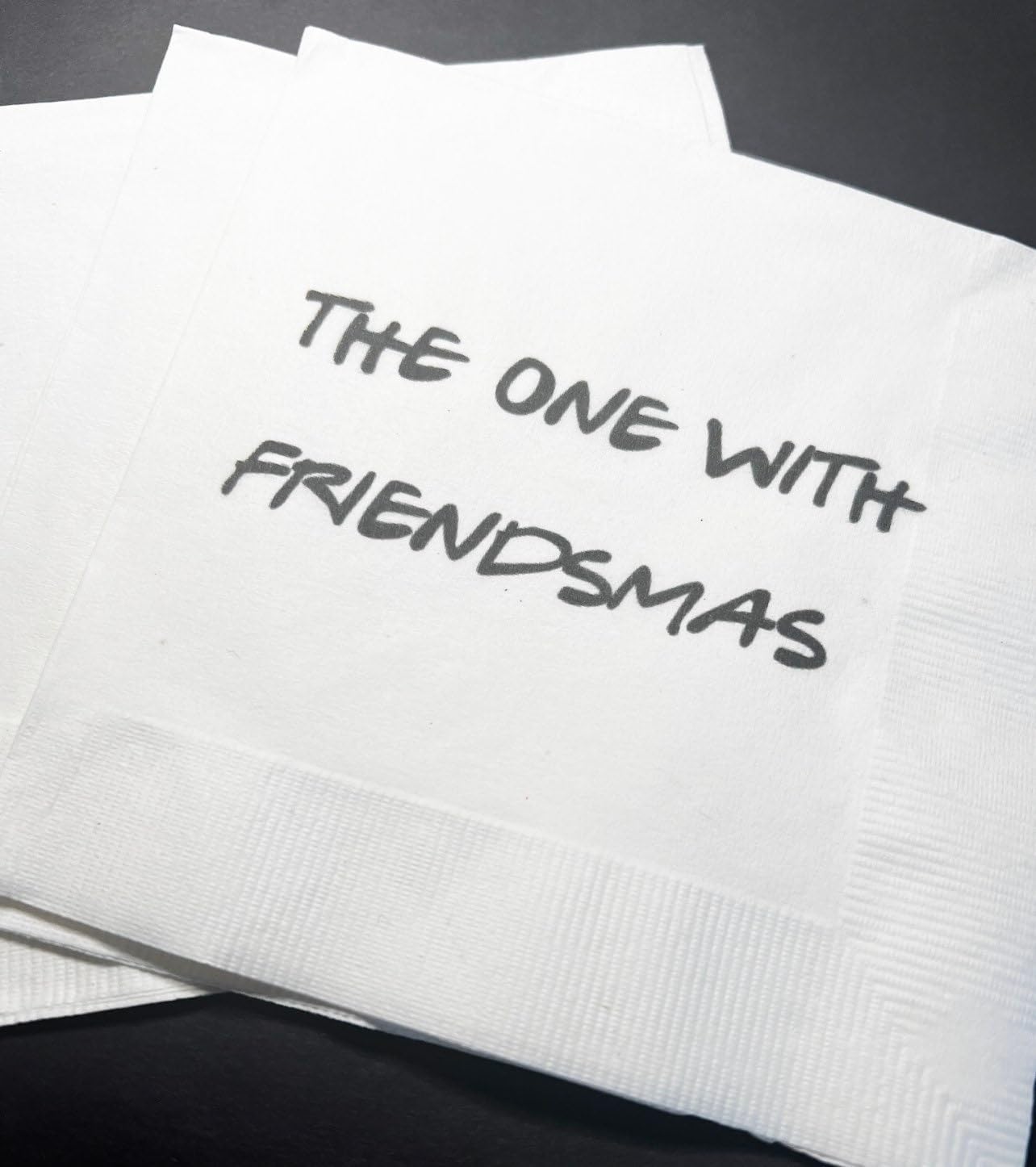 Funny Friendsmas Cocktail Napkins - Set of 25