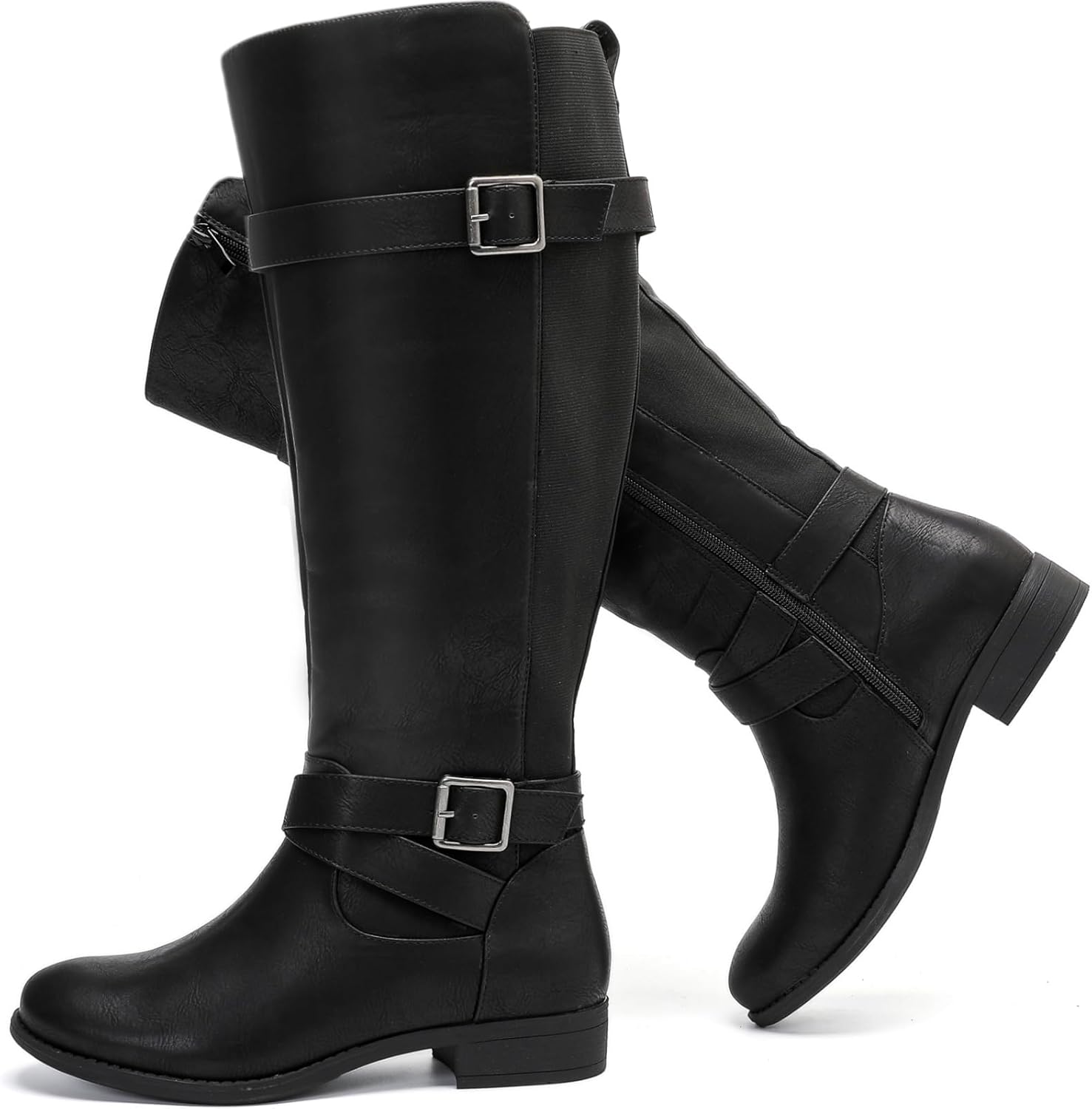 Luoika Women's Extra Wide Calf Knee High Boots for Comfort
