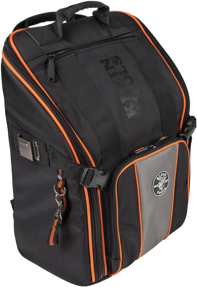 Klein Tools 55482 Tool Bag Backpack for Heavy Duty Storage