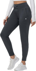 fleece lined pants water-resistant sweatpants - warm winter joggers