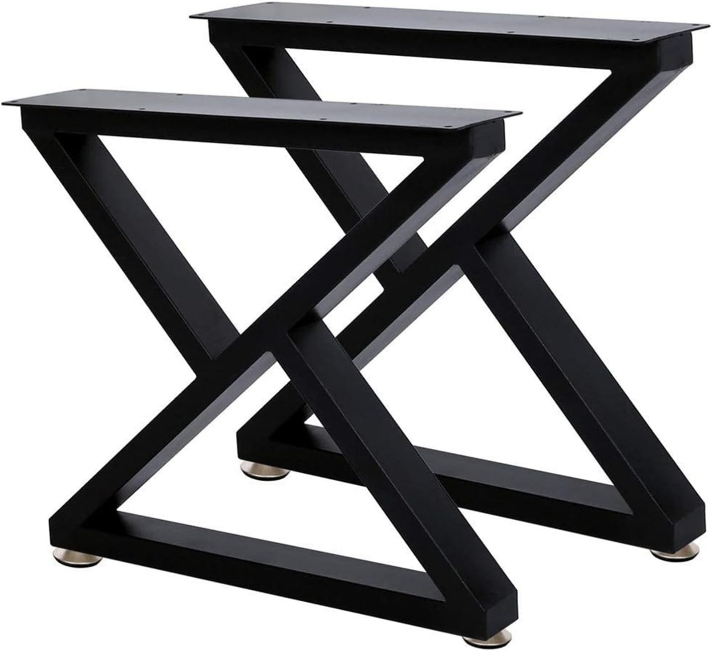 Metal Coffee Table Leg 16 Inch Heavy Duty Z Shape for DIY