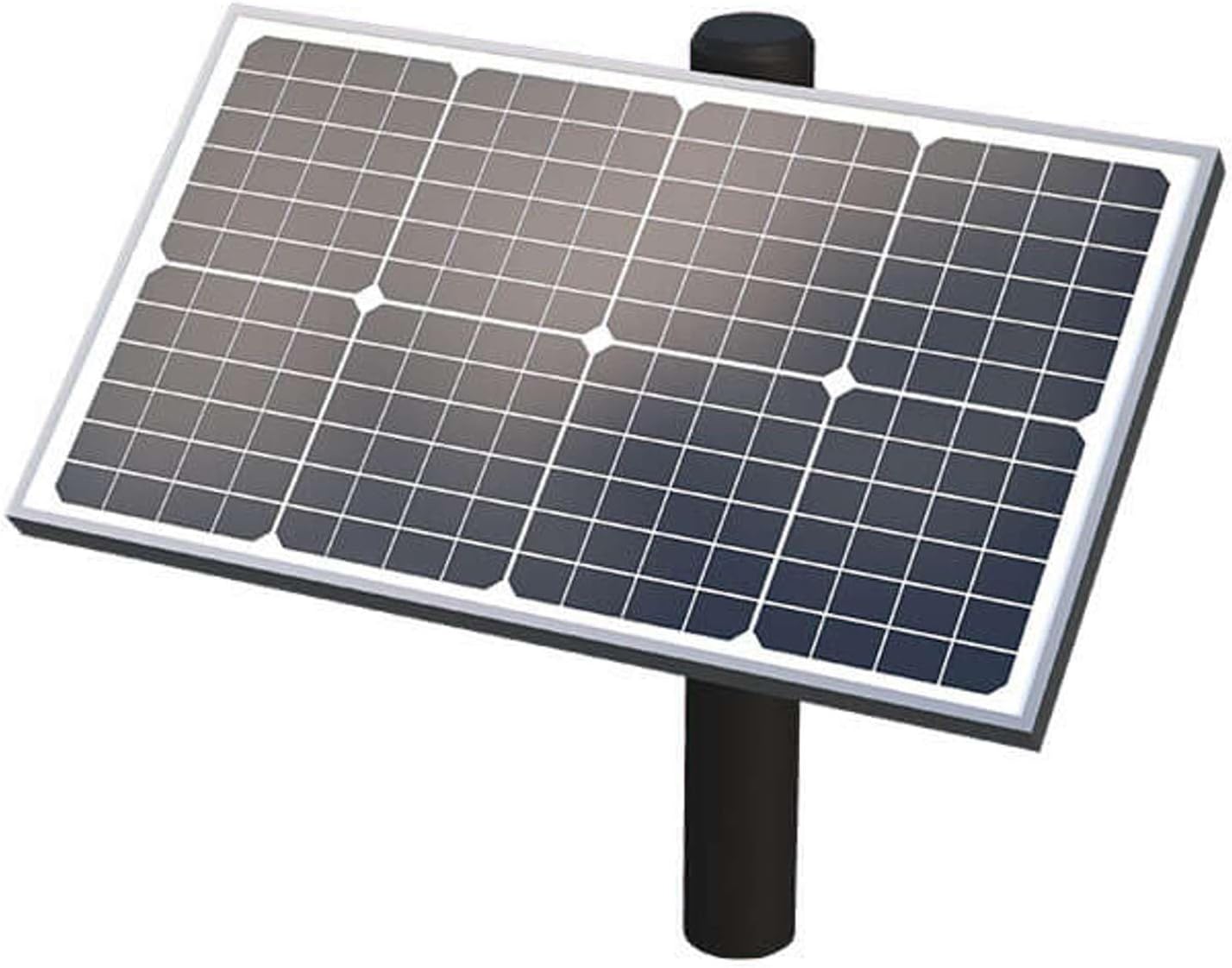 Ghost Controls 30 Watt Solar Panel Kit for Gate Opener Systems