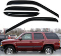 Tape-On Window Visors 4-Piece for 2000-2006 Chevy Tahoe - Smoke Shade