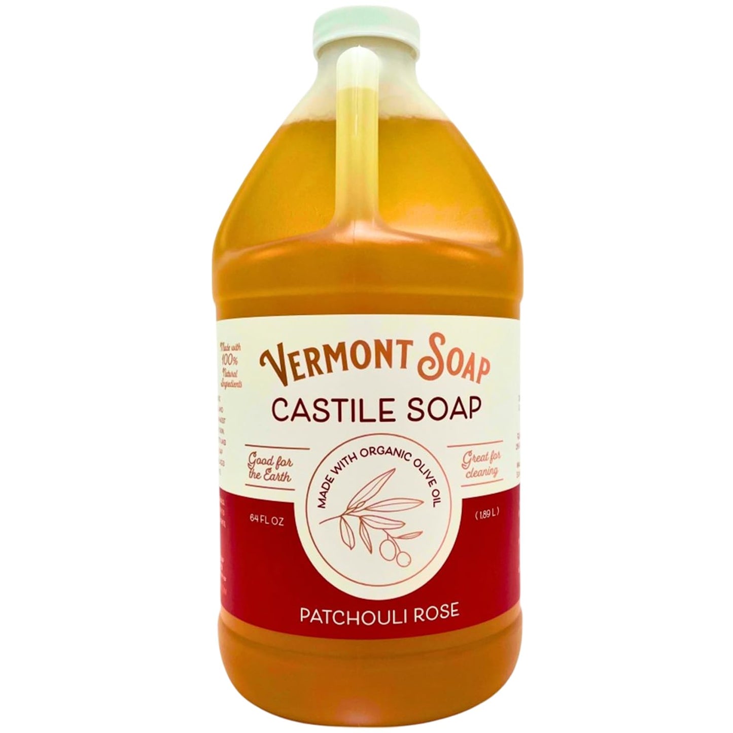 Vermont Castile Soap Patchouli Rose for Sensitive Skin Care
