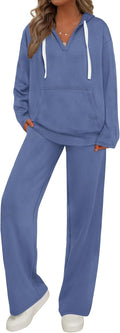 PRETTYGARDEN Womens 2 Piece Fall Sweatsuit Tracksuit - Cozy Travel Set