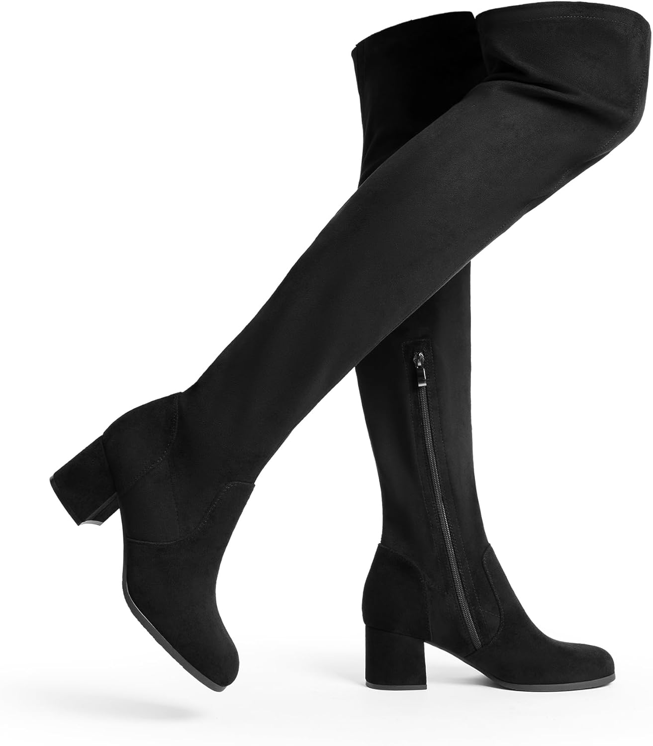 DREAM PAIRS Women's Laurence Over The Knee Thigh High Boots
