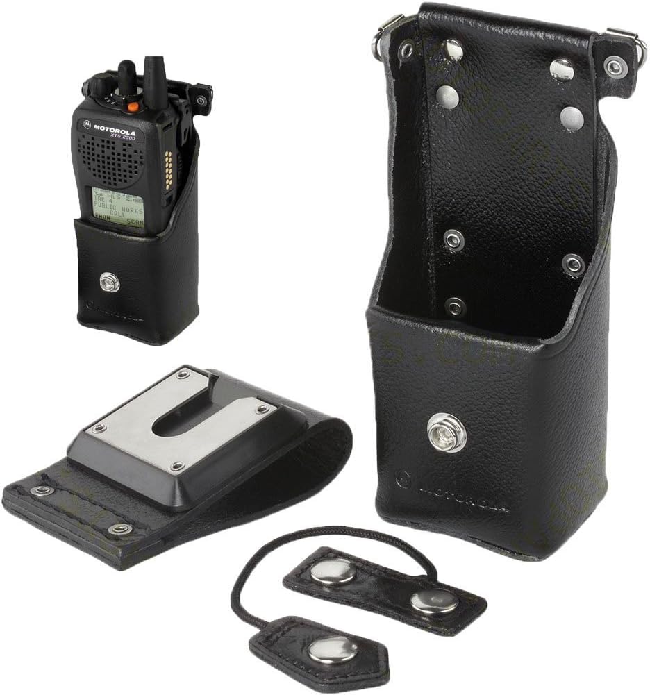 Motorola OEM Leather Swivel Holster for XTS5000 and More