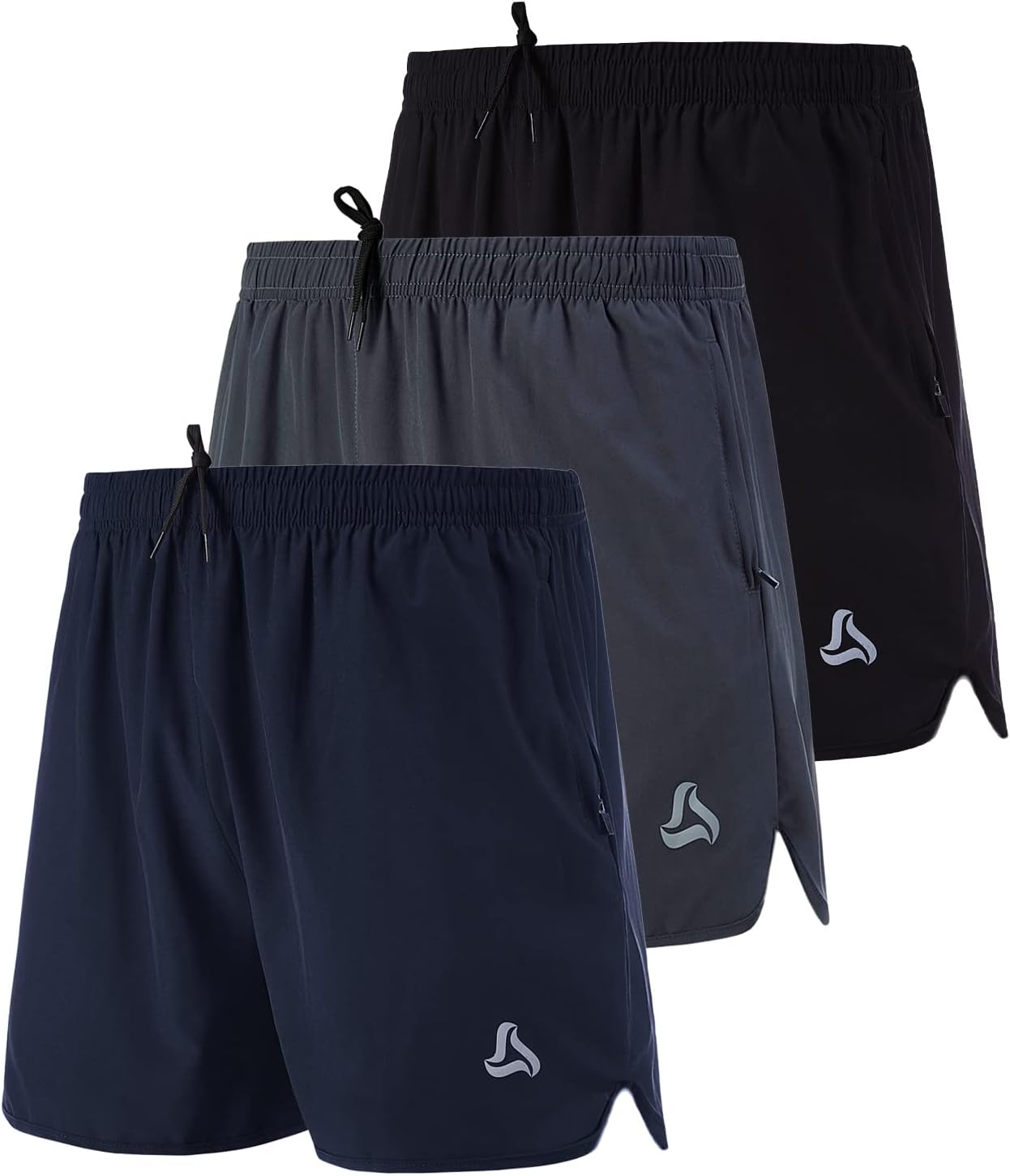 SILKWORLD Men's Running Stretch Quick Dry Shorts for Active Life