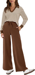 Glamaker Women's Casual Long Sleeve Sweatsuit 2 Piece Set