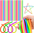 Colorful Stretchy Fidget Strings - Stress Relief Sensory Toy