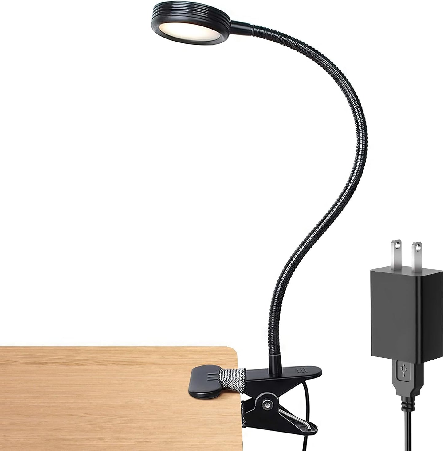 LEPOWER Clip-on Light with Color Changeable Night Light