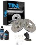 TRQ Front Brake Pad & Rotor Kit Compatible with 2013-2015 Mazda CX-5
