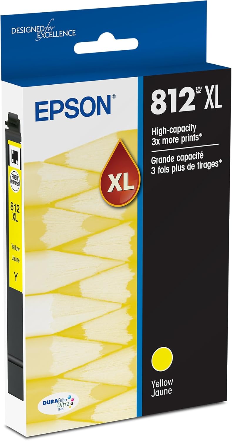 Epson 812 DURABrite Ultra Ink High Capacity Yellow Cartridge Review